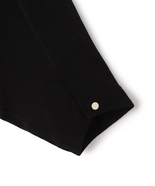 BEIGE， BROOM / スウェット風コンパクトライトパーカー Black