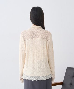 earth music&ecology 【吸湿発熱】あったかフェミニンインナー（ハイネック） Ecru