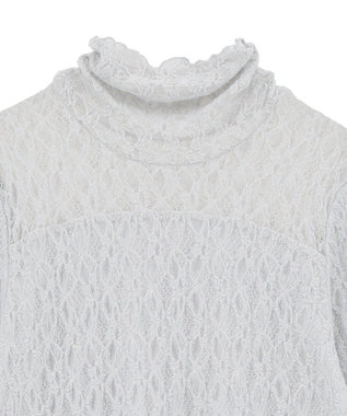 earth music&ecology 【吸湿発熱】あったかフェミニンインナー（ハイネック） Light Gray