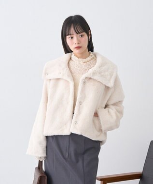 earth music&ecology 【吸湿発熱】あったかフェミニンインナー（ハイネック） Ecru