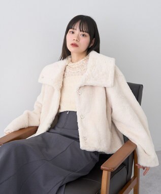 earth music&ecology 【吸湿発熱】あったかフェミニンインナー（ハイネック） Ecru