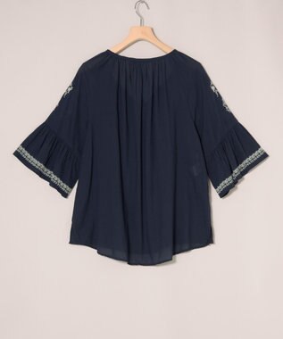 ONWARD Reuse Park 【any FAM】ブラウス春夏 ネイビー