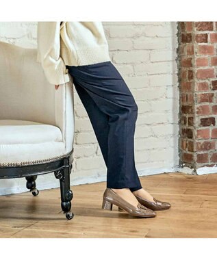 MODE ET JACOMO 【レイン対応】クラシックデザインレインパンプス オークエナメル