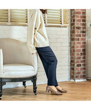 MODE ET JACOMO 【レイン対応】クラシックデザインレインパンプス オークエナメル