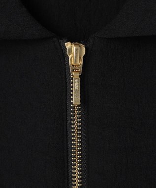 BEIGE， BROOM / スウェット風コンパクトライトパーカー Black