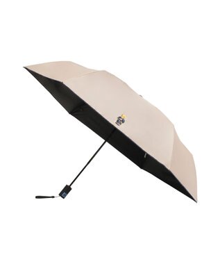 MOONBAT 【自動開閉】POLO RALPH LAUREN 遮光 晴雨兼用 折りたたみ日傘 無地 ポロベア ベージュ