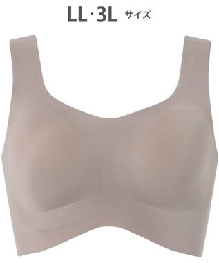 Wing ノンワイヤーブラ 【フィットトップ】 よく伸びて快適フィット 身生地部は吸汗速乾 MB1010 ウイング／ワコール ダークブラウン