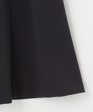 23区 トリアセダブルジョーゼット スカート ネイビー系