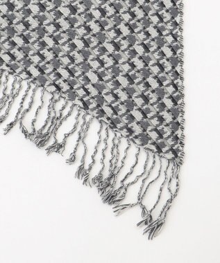 JOSEPH HOMME シルクカシミヤ　プリーツストール ライトグレー系