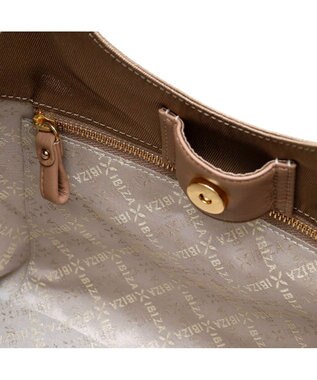 IBIZA アニマーダ　ナイロン　ハンドバッグ モカ