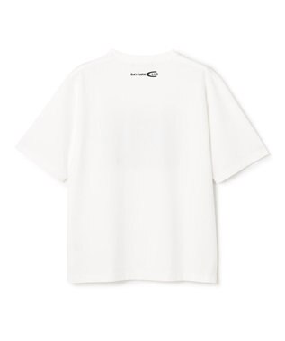 UNFILO MENS スマートストレッチ PHOTO TEE オフホワイト×イエロー