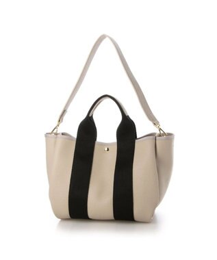 UNBILLION cachecache 太ショルダー付き2wayテープトートバッグ ベージュ