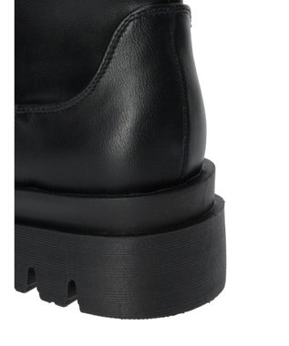 Green Parks ・ＬＥＮＡ　ストレッチ厚底ショートブーツ Black