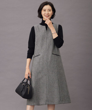 T/W シャブレーツイル ジャンパースカート / J.PRESS LADIES