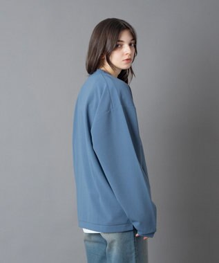 WEGO 【2点SET/ユニセックス着用ITEM】アンサンブルカーディガン（LS） サックス