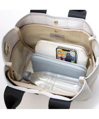 UNBILLION cachecache 太ショルダー付き2wayテープトートバッグ ベージュ