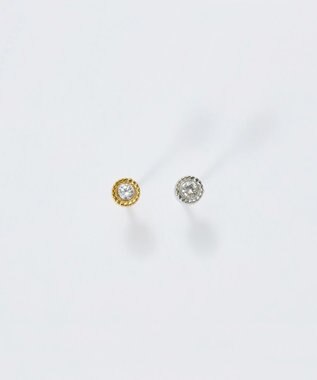 Phoebe 【金属アレルギー対応】プチシャイニングピアス(片耳)　シルバー/サージカルステンレス シルバー