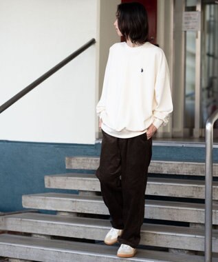 WEGO 【WEB限定/ユニセックス着用ITEM】別注USPOLOワンポイントPO オフホワイト