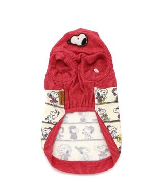 PET PARADISE スヌーピー パッチ付き タンクトップ 《レッド》【中型犬】 レッド