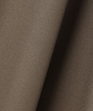 23区 ウールジョーゼット Aライン ワンピース ダークブラウン系