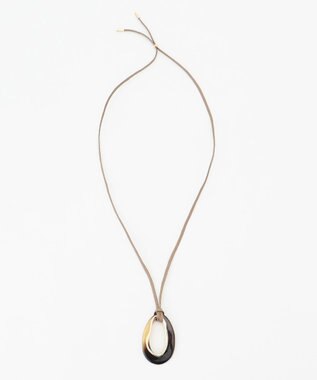 23区 【CLASSY.6月号掲載】ホーンリング ネックレス ベージュ系