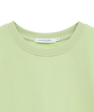 AMERICAN HOLIC タックスリーブスウェット Lime Green