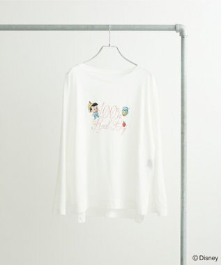 Green Parks ピノキオ／ラメロゴシアーＴシャツ White