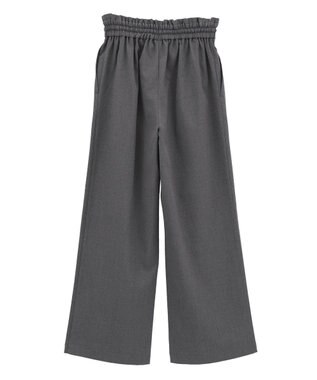 earth music&ecology ＴＲワイドパンツ Dark Gray Mixture