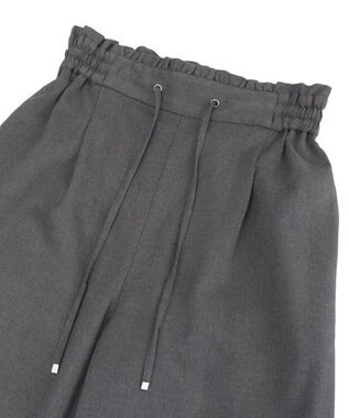 earth music&ecology ＴＲワイドパンツ Dark Gray Mixture