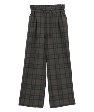 earth music&ecology ＴＲワイドパンツ Check