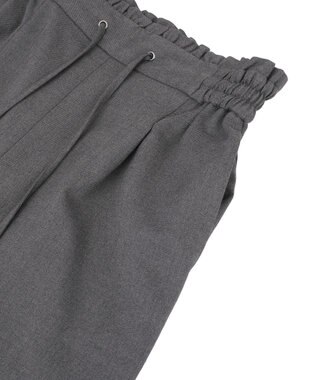 earth music&ecology ＴＲワイドパンツ Dark Gray Mixture