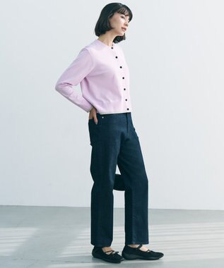 UNFILO 【UNFILO DENIM/新色追加】撥水ストレッチ テーパードデニム インディゴ