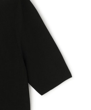 BEIGE， LAURA / ドライタッチ ストレッチショートスリーブニット Black