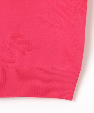 23区GOLF 【WOMEN】ロゴスポーツニット イージーケア ピンク系