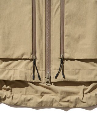 J.PRESS YORK STREET 【UNISEX】ナイロン 4WAY クロスブルゾン ベージュ系