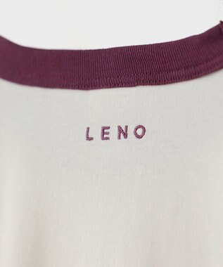 LENO RINGER T-SHIRT / リンガーTシャツ WHITE×RED