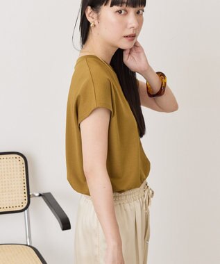 AMERICAN HOLIC 【先行予約】【抗菌防臭】フレンチスリーブプルオーバー Camel