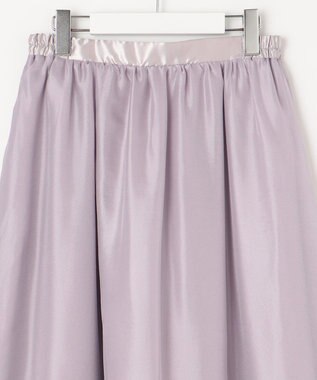 Feroux 【セットアイテム】ケーブルニット×オーガンジースカート ラベンダー系