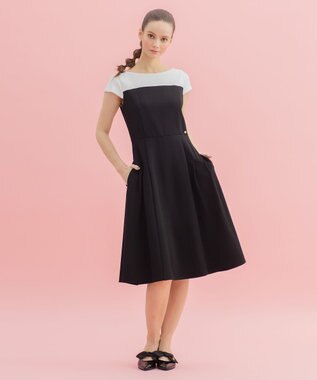 TOCCA 【洗える！】CROISSANT ドレス ブラック系