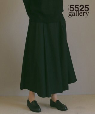  【23区 | 5525gallery】ウールストレッチ フレア スカート