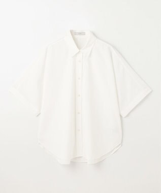 ANY 【接触冷感/UVカット/抗菌防臭/速乾】エニィファンクション半袖シャツブラウス ホワイト