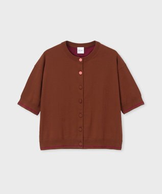 Paul Smith ベーシック クルーネック 半袖カーディガン