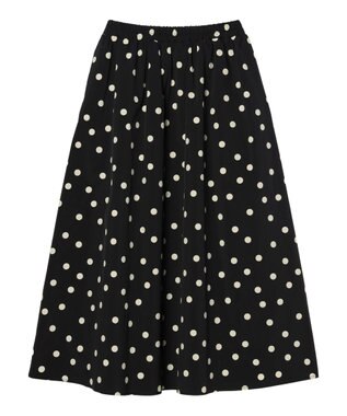 Green Parks ・ＥＬＥＮＣＡＲＥ　ＤＵＥ　ドットタフタスカート Black
