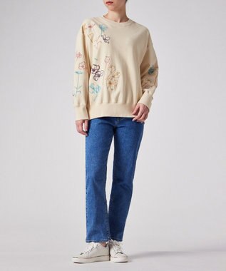 Paul Smith フローラル エンブロイダリー スウェット エクリュ