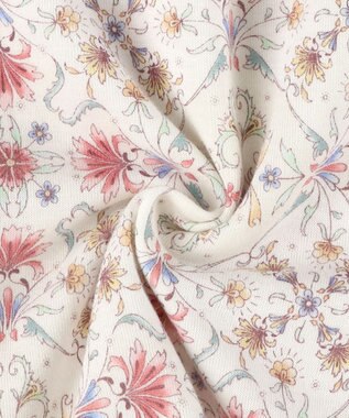 WACOAL ワコール_リラックス＆スリープ パジャマ 長袖 長ズボン 綿混(本体) ダブルジャカード素材 上下セット 前開き S~3L 大きいサイズ ミントン NDW423 /ワコール ホワイト