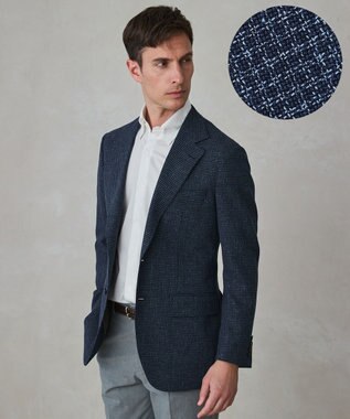 GOTAIRIKU 【尾州】ストレッチメッシュジャケット_千鳥格子柄