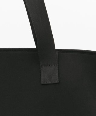 PW CIRCULUS 【UNISEX】ロゴ トートバック クラッチバッグ付き ブラック×ダルメシアン