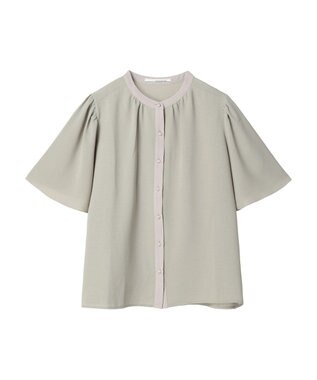 Green Parks ・ＥＬＥＮＣＡＲＥ　ＤＵＥ　バイカラーブラウス Off White