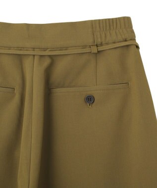 AMERICAN HOLIC リボン付きタックワイドパンツ Khaki