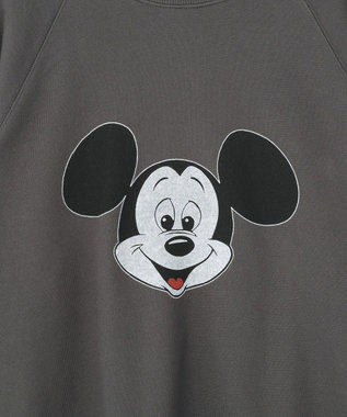 AMERICAN HOLIC 【Mickey&Friends】ビンテージ風スウェット Charcoal Gray